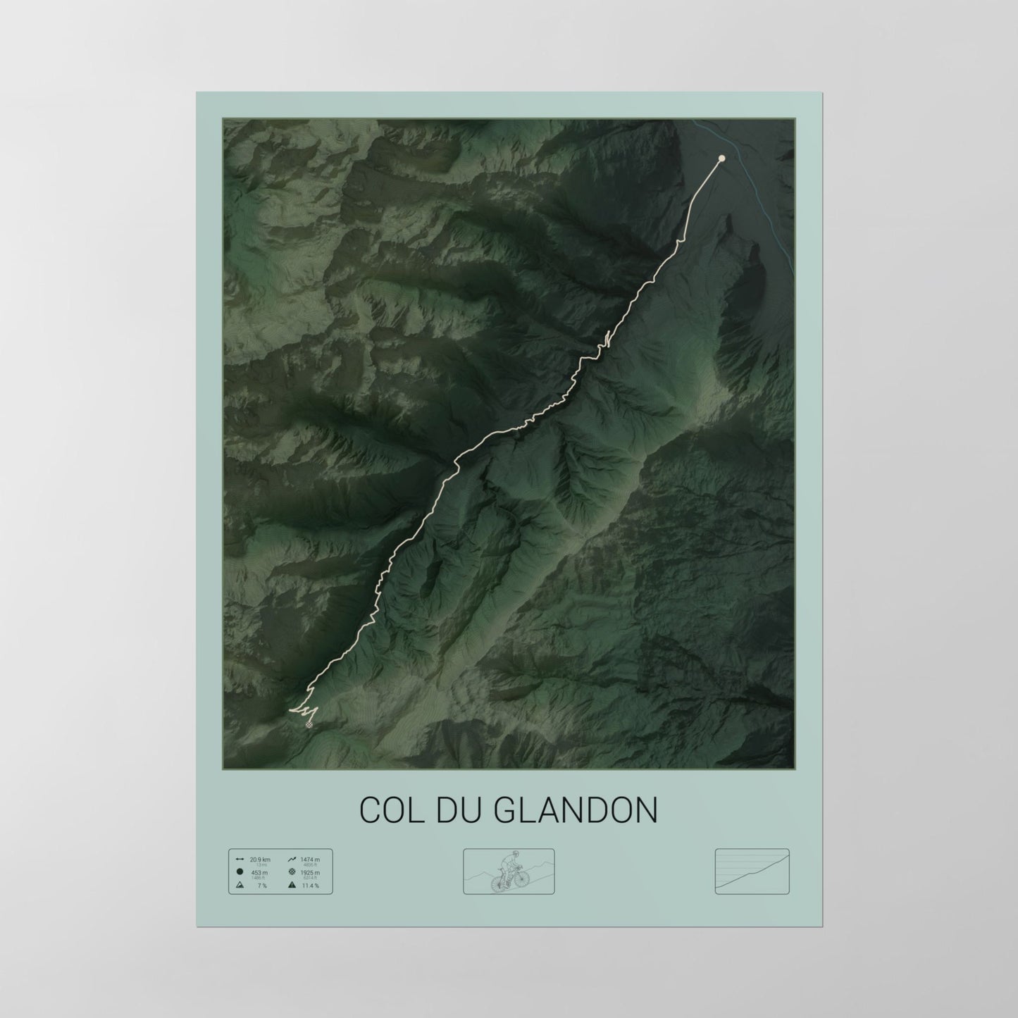Col du Glandon poster