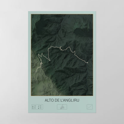 Alto de l'Angliru poster