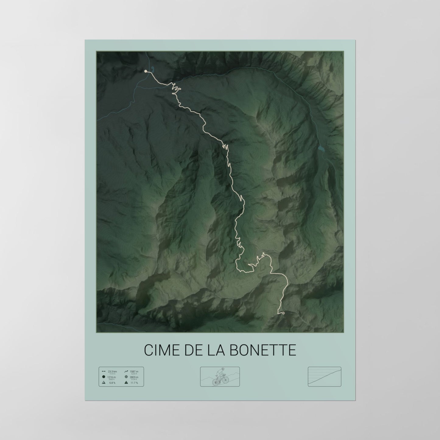 Cime de la Bonette poster