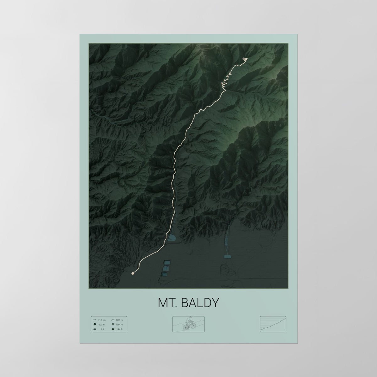 Mt. Baldy poster