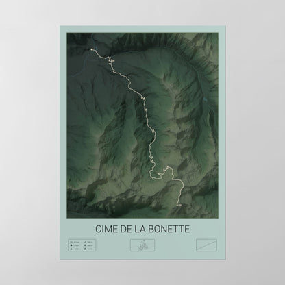 Cime de la Bonette poster