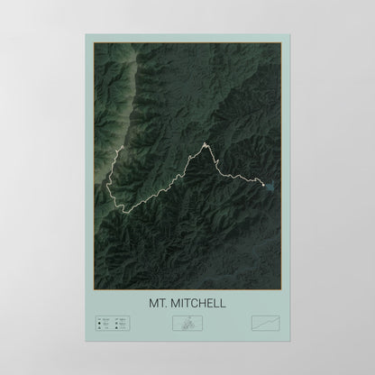 Mt. Mitchell poster