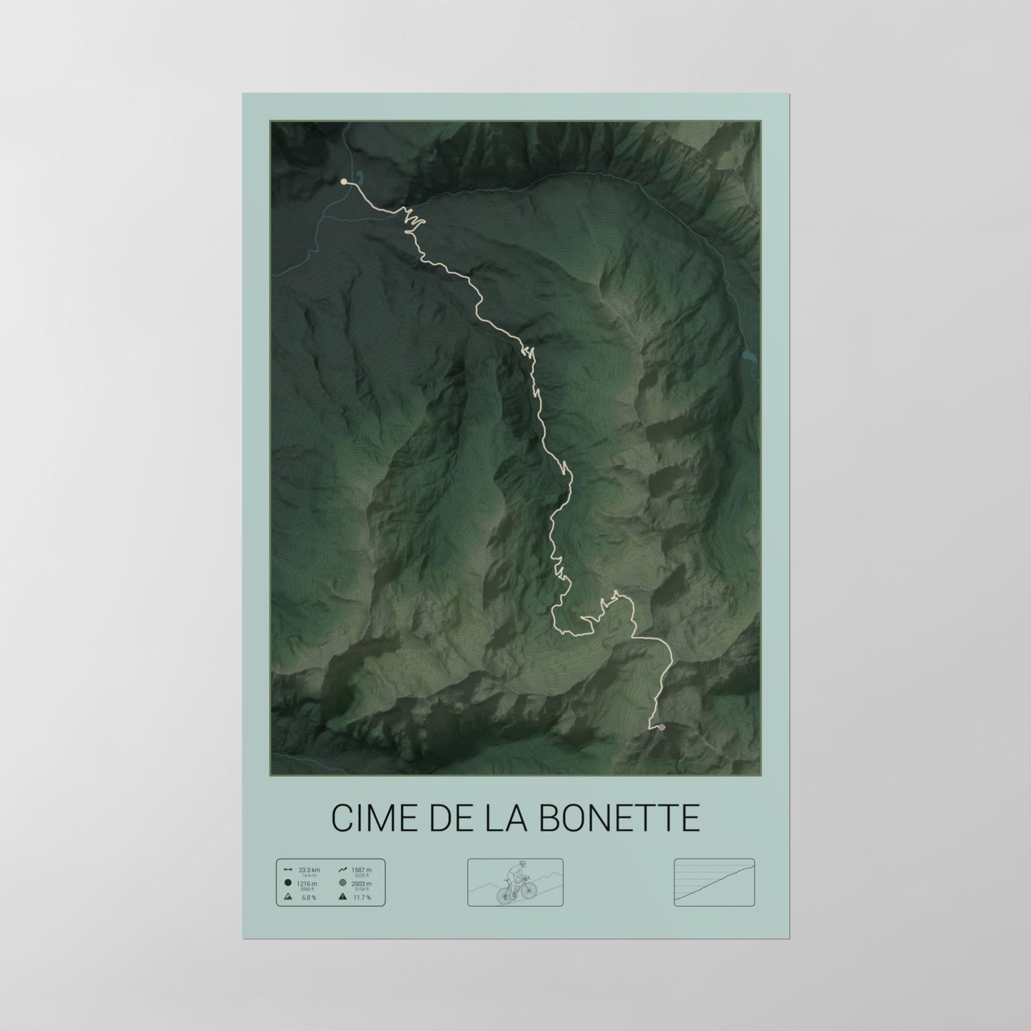 Cime de la Bonette poster