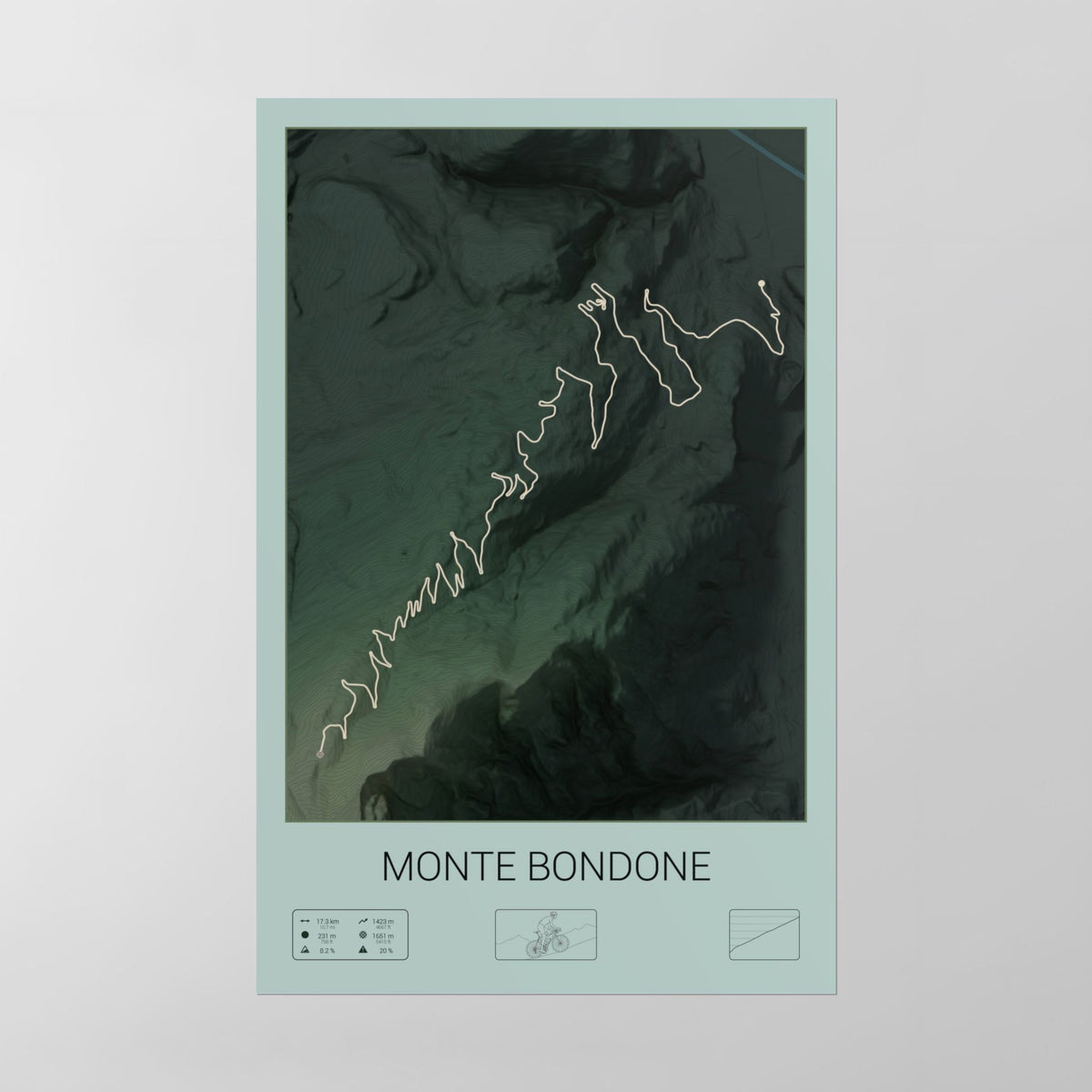 Monte Bondone poster