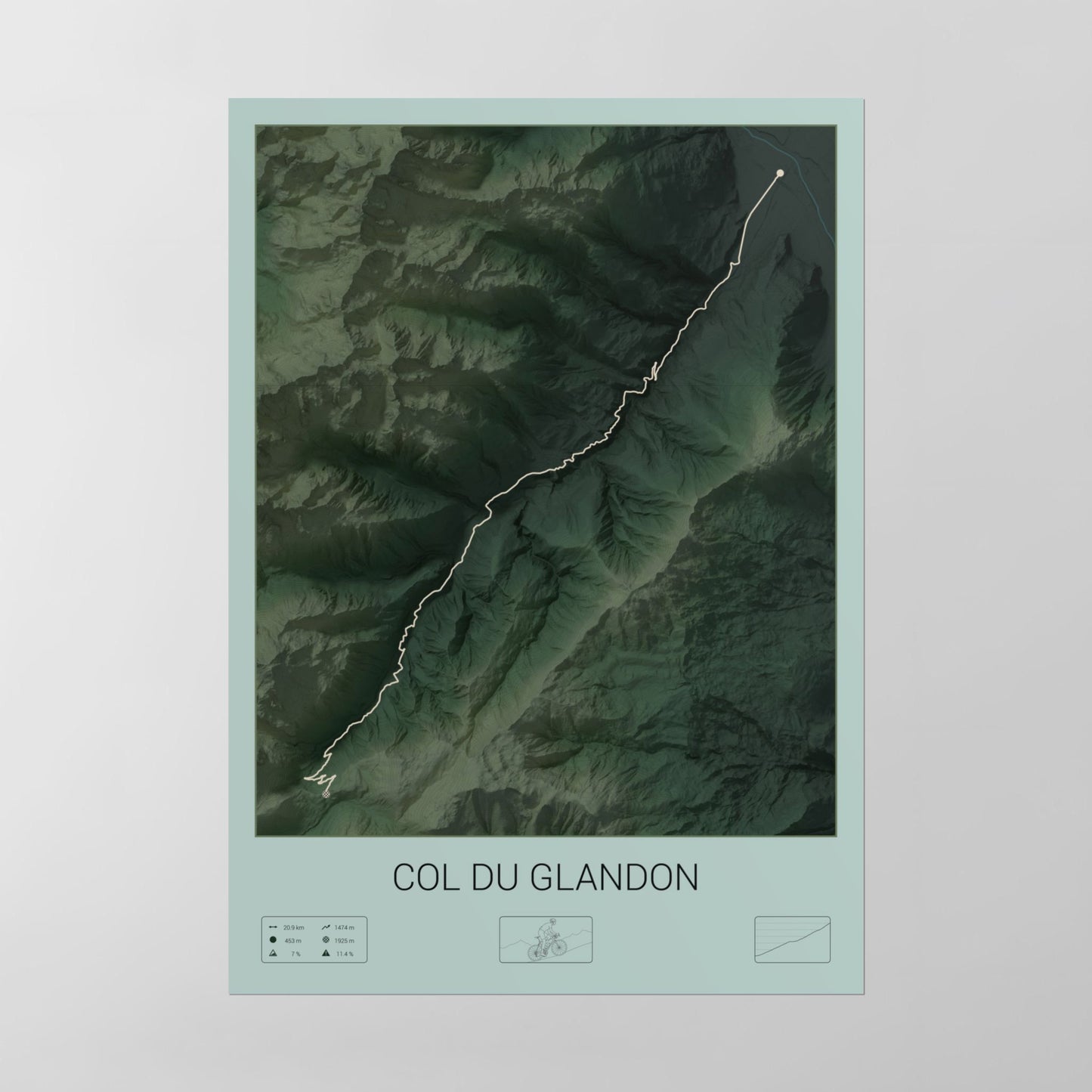 Col du Glandon poster