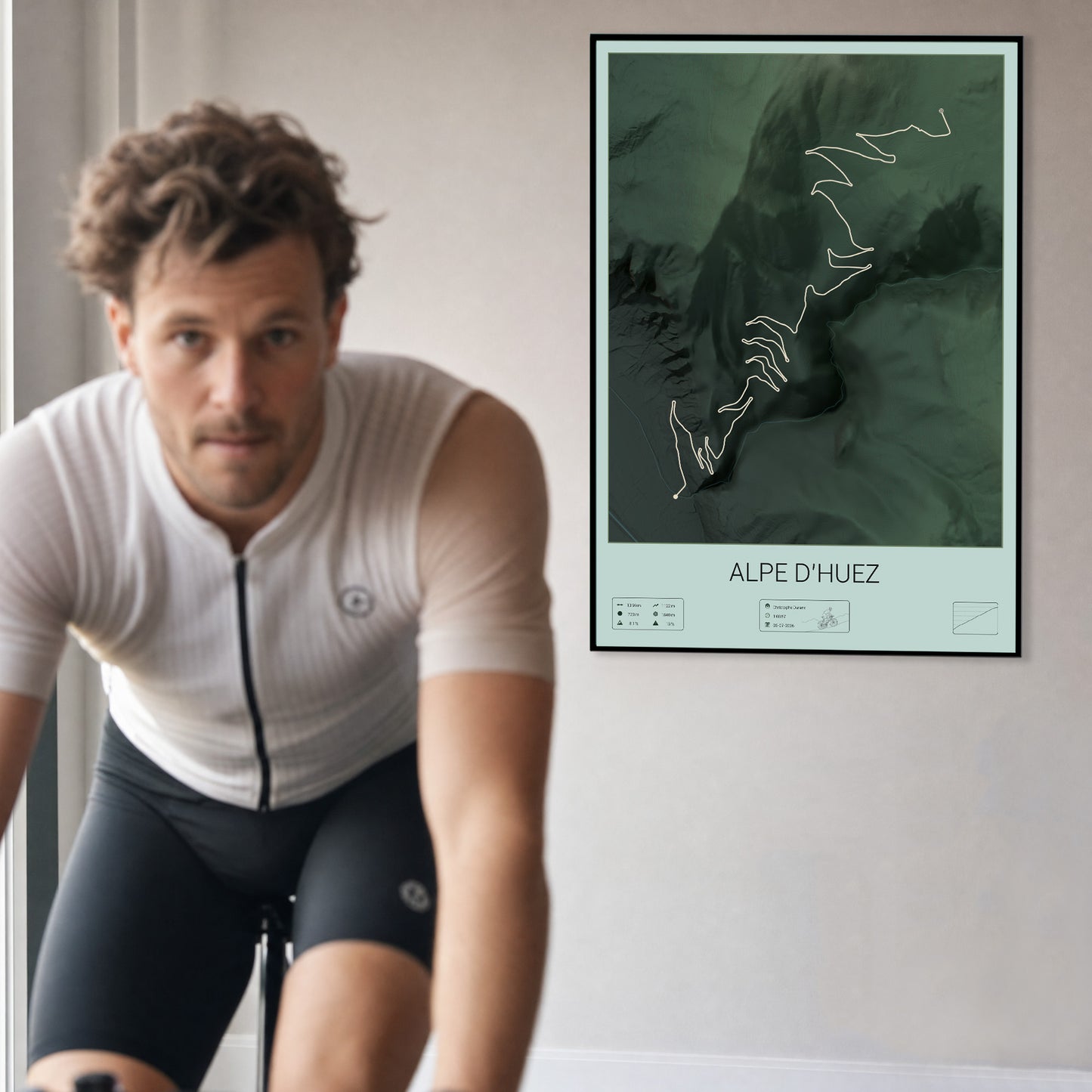 Alpe d'Huez personalized poster