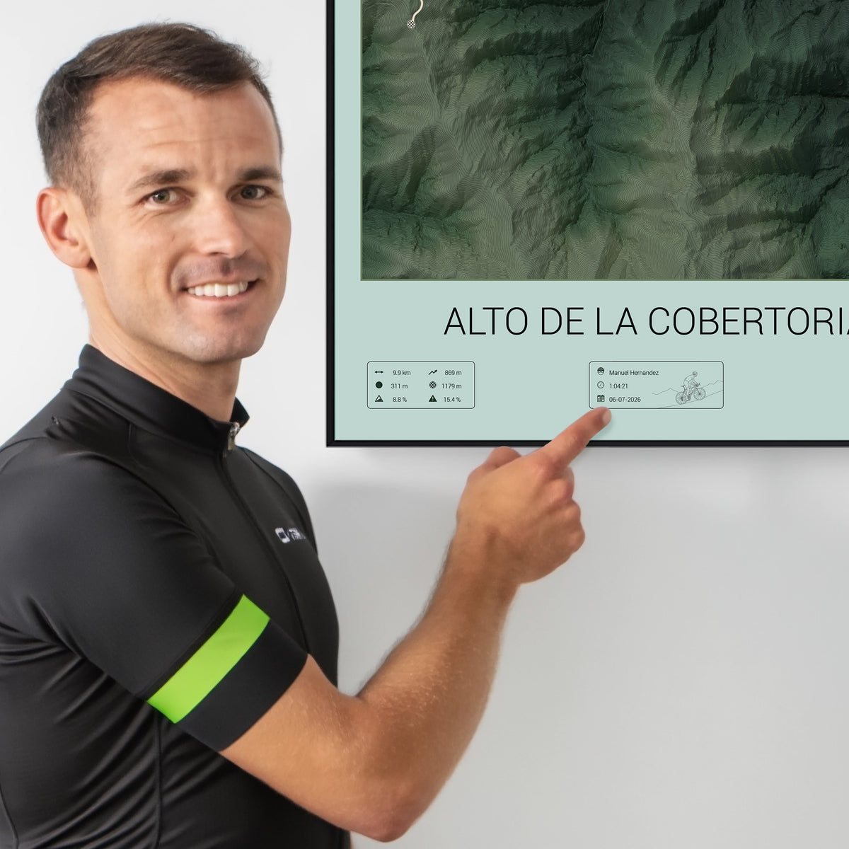 Alto de La Cobertoria personalized poster