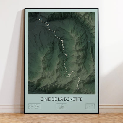Cime de la Bonette poster