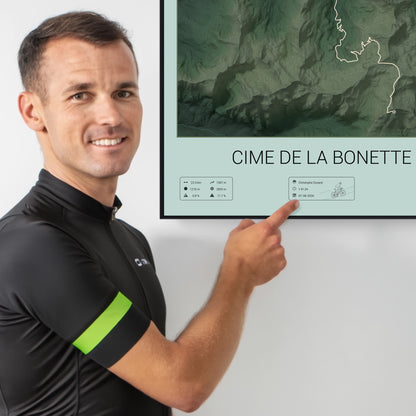 Cime de la Bonette personalized poster
