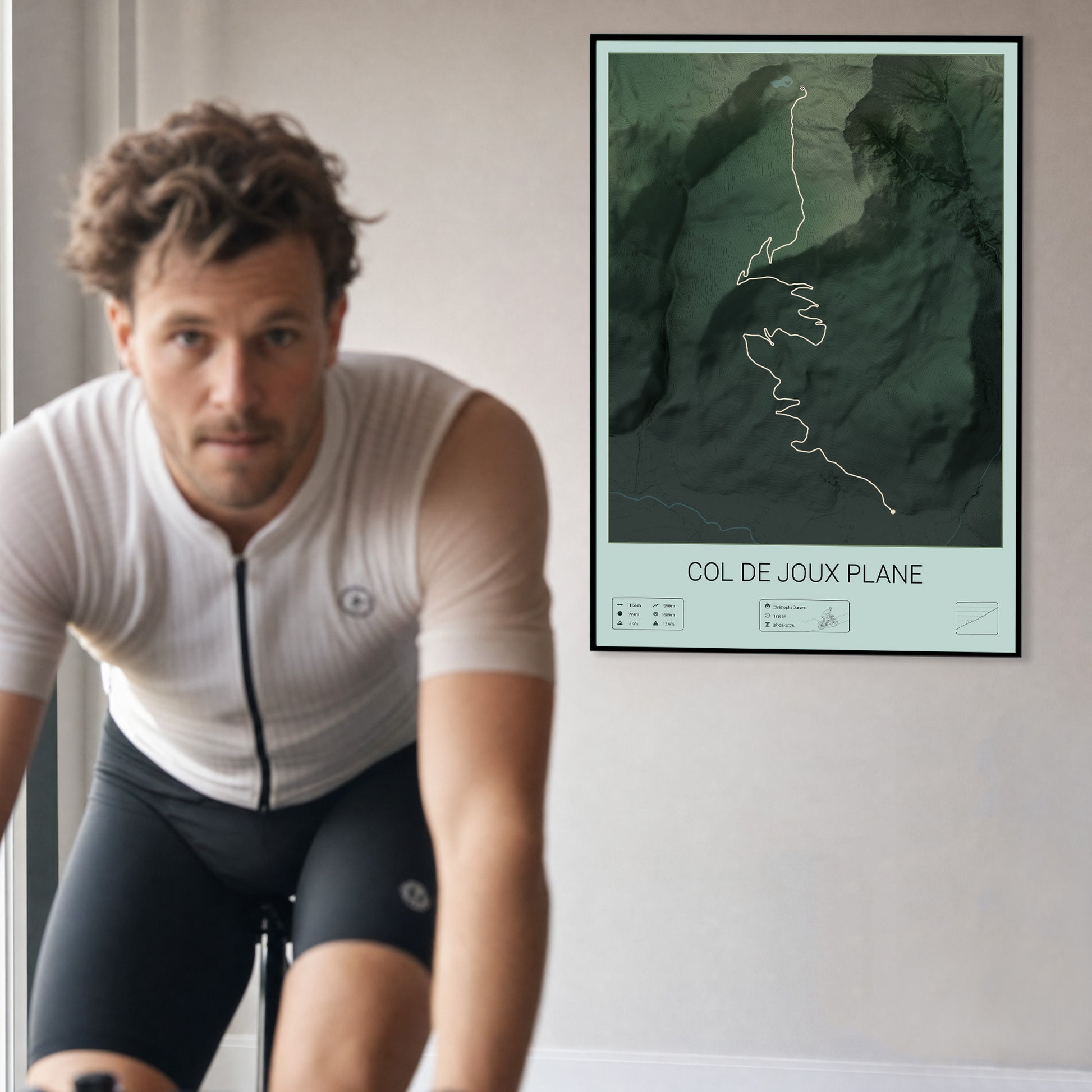 Col de Joux Plane personalized poster