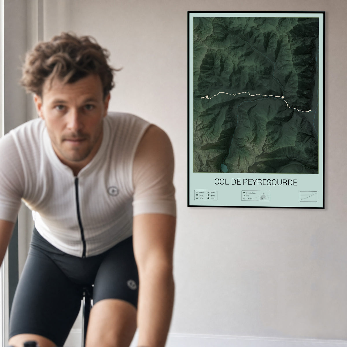 Col de Peyresourde personalized poster