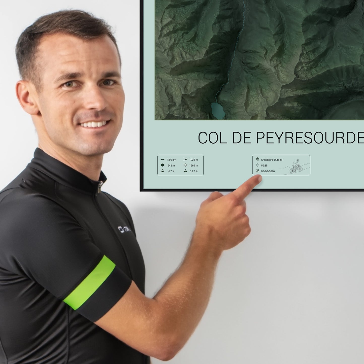 Col de Peyresourde personalized poster
