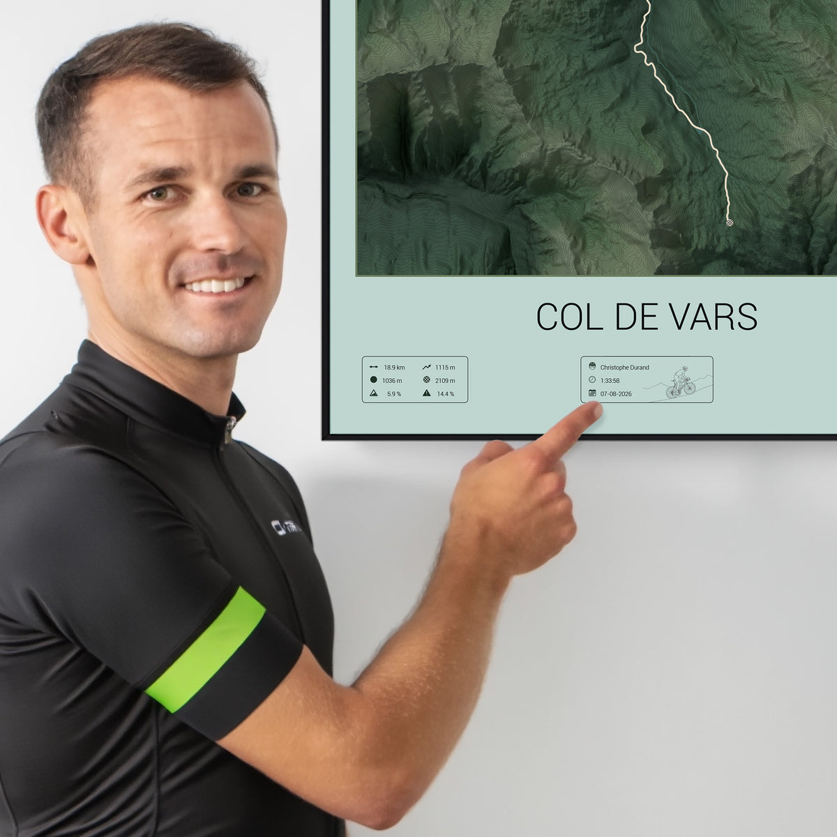 Col de Vars personalized poster