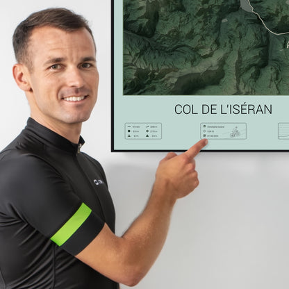 Col de l'Iséran personalized poster