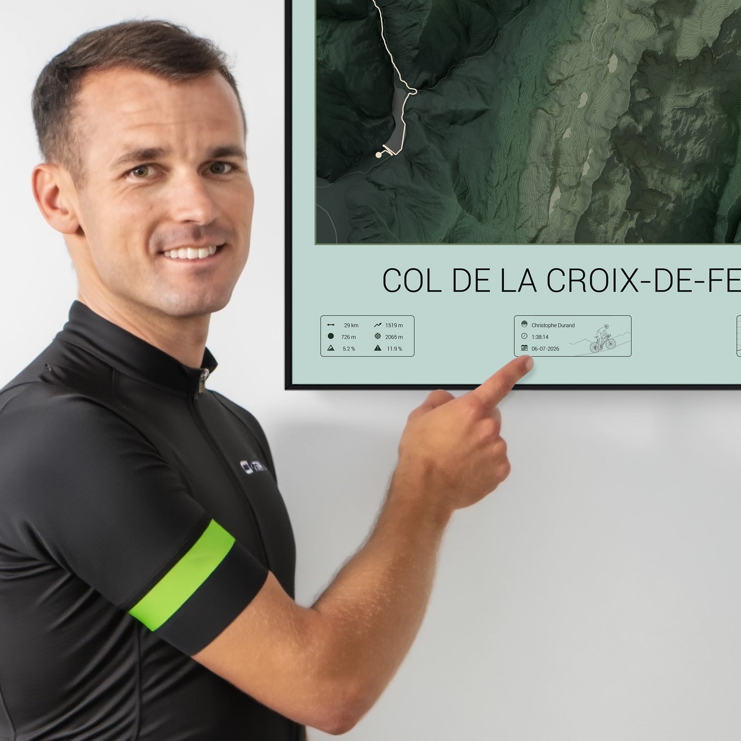 Col de la Croix-de-Fer personalized poster