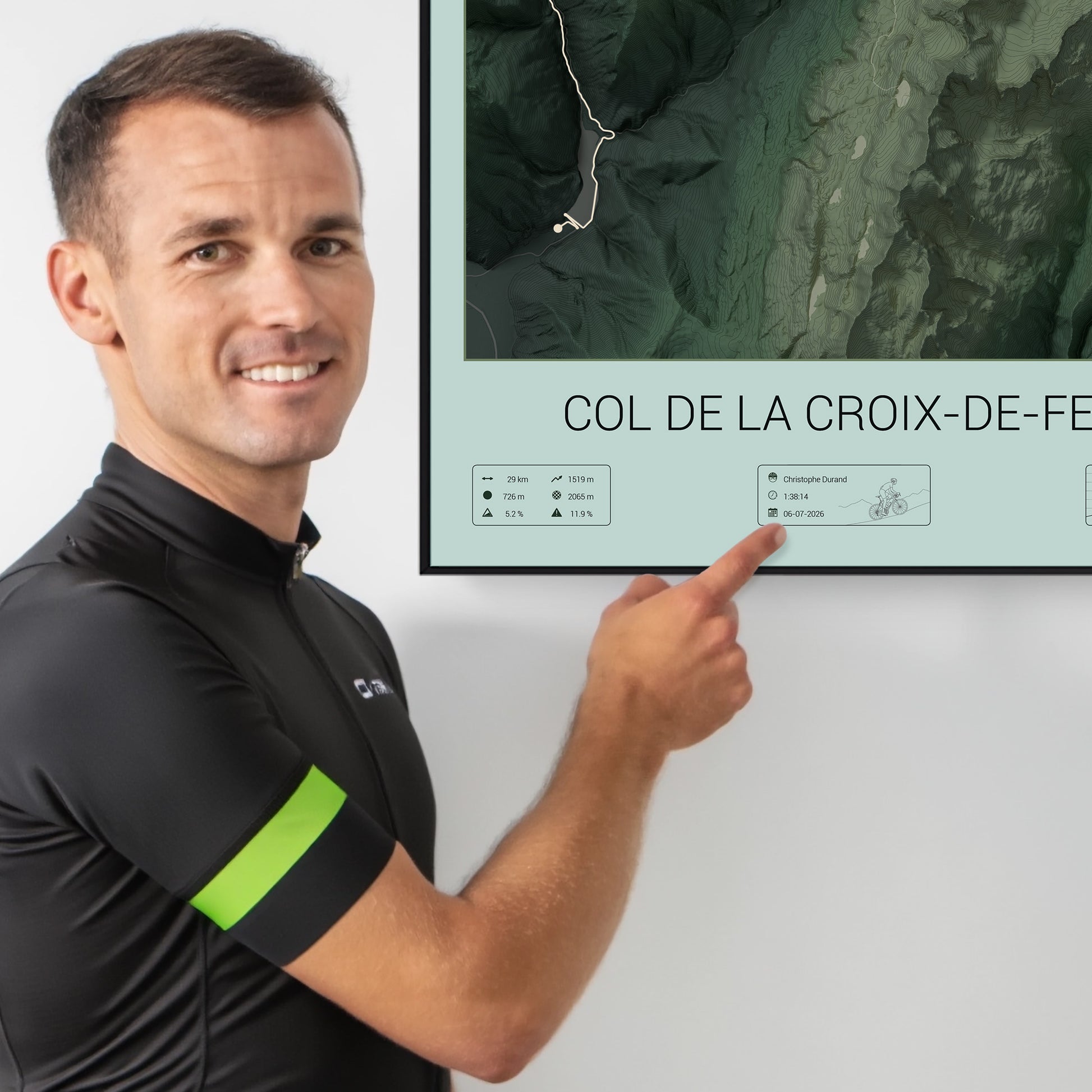 Col de la Croix-de-Fer personalized poster