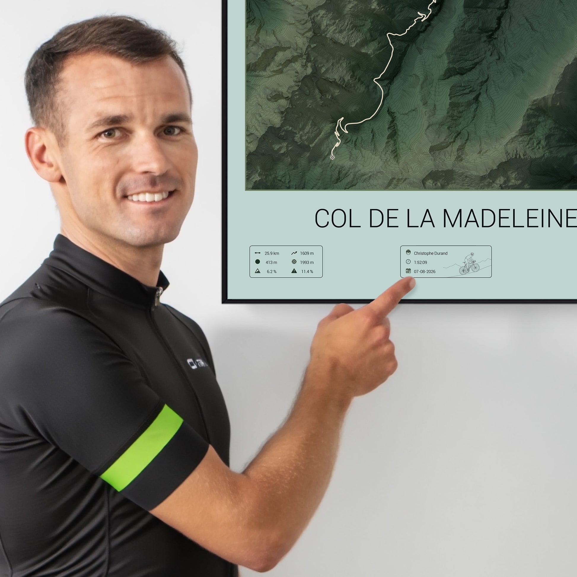 Col de la Madeleine personalized poster