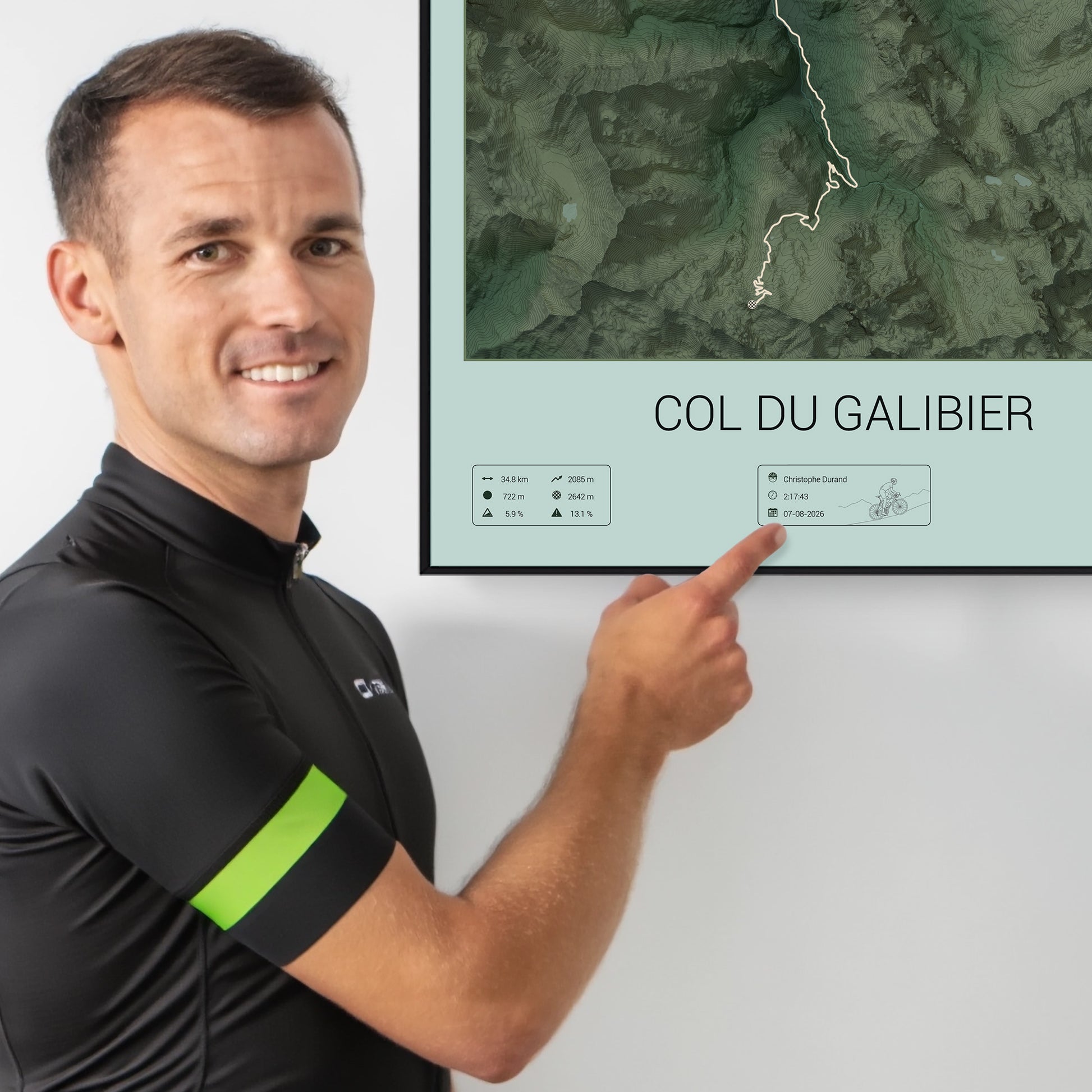Col du Galibier personalized poster
