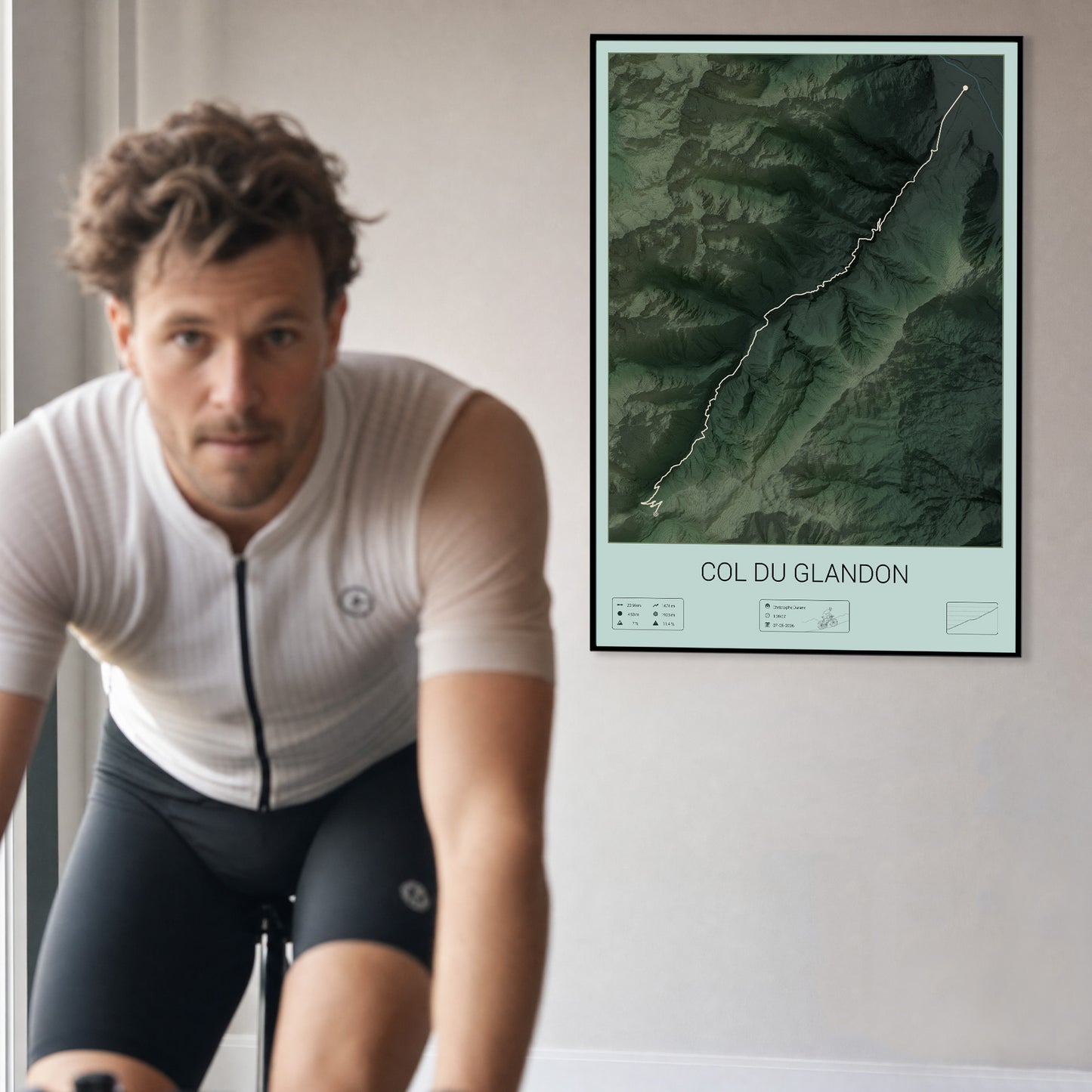 Col du Glandon personalized poster