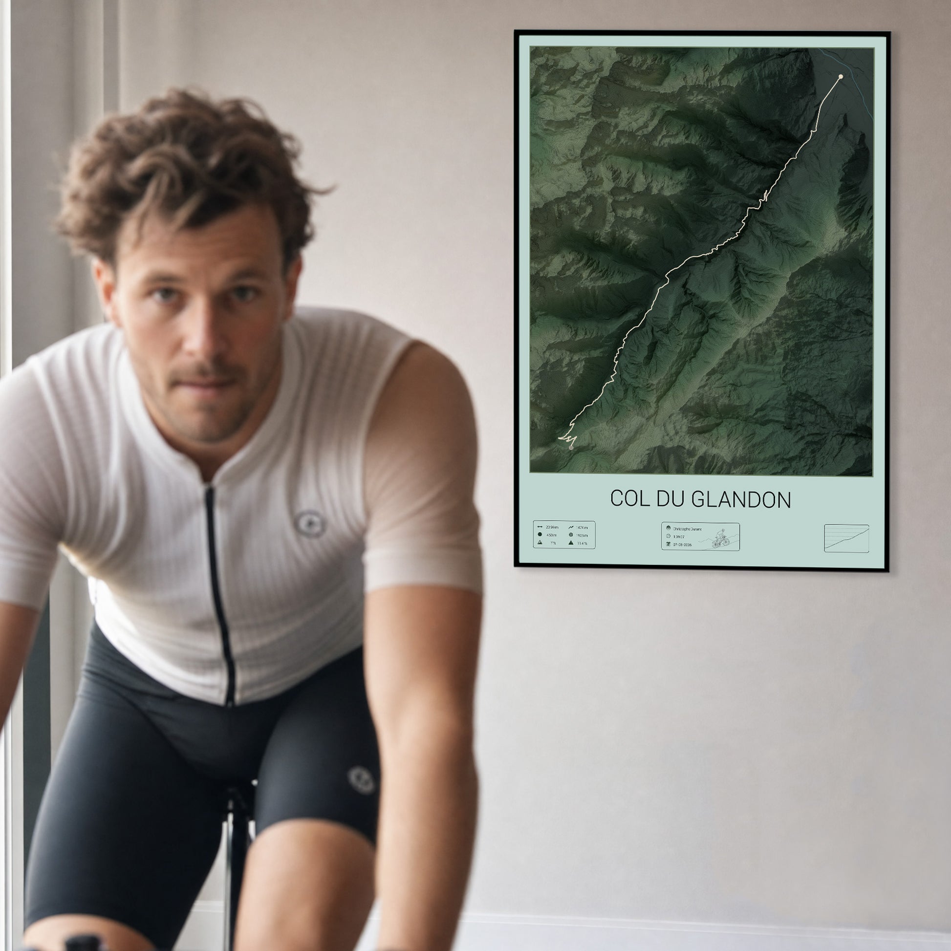 Col du Glandon personalized poster