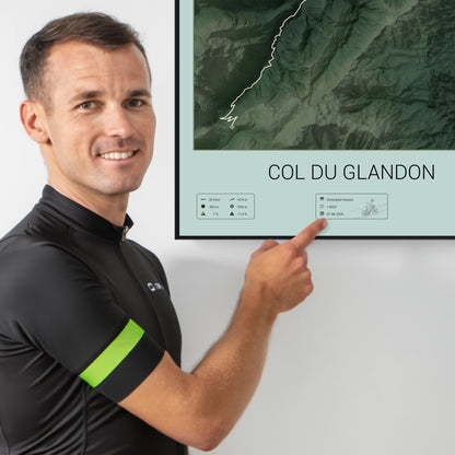 Col du Glandon personalized poster