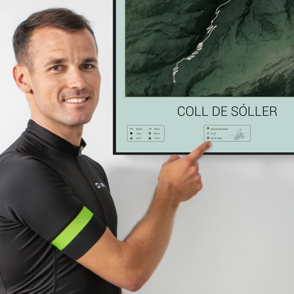 Coll de Sóller personalized poster