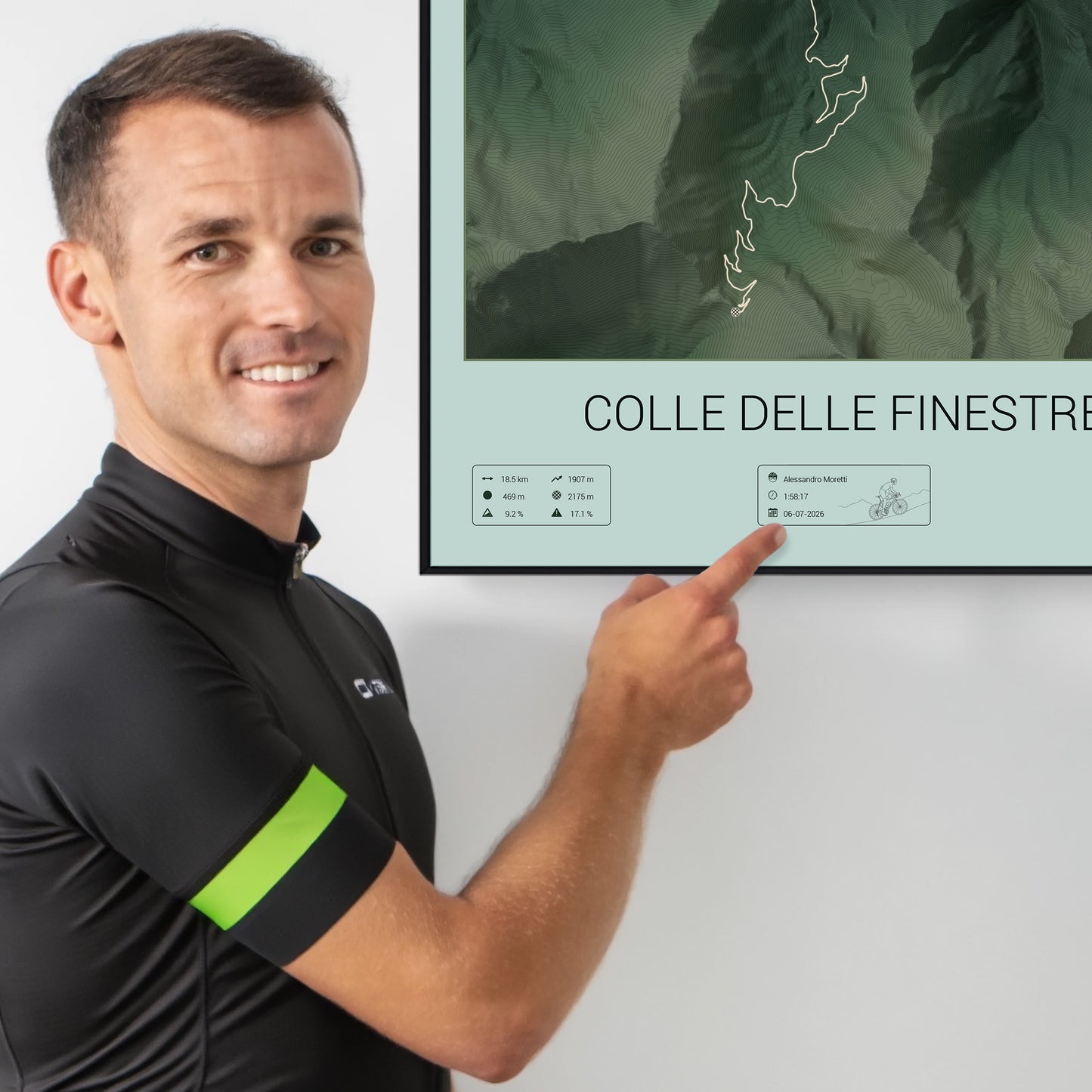 Colle delle Finestre personalized poster