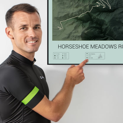 Horseshoe Meadows Road personalized poster