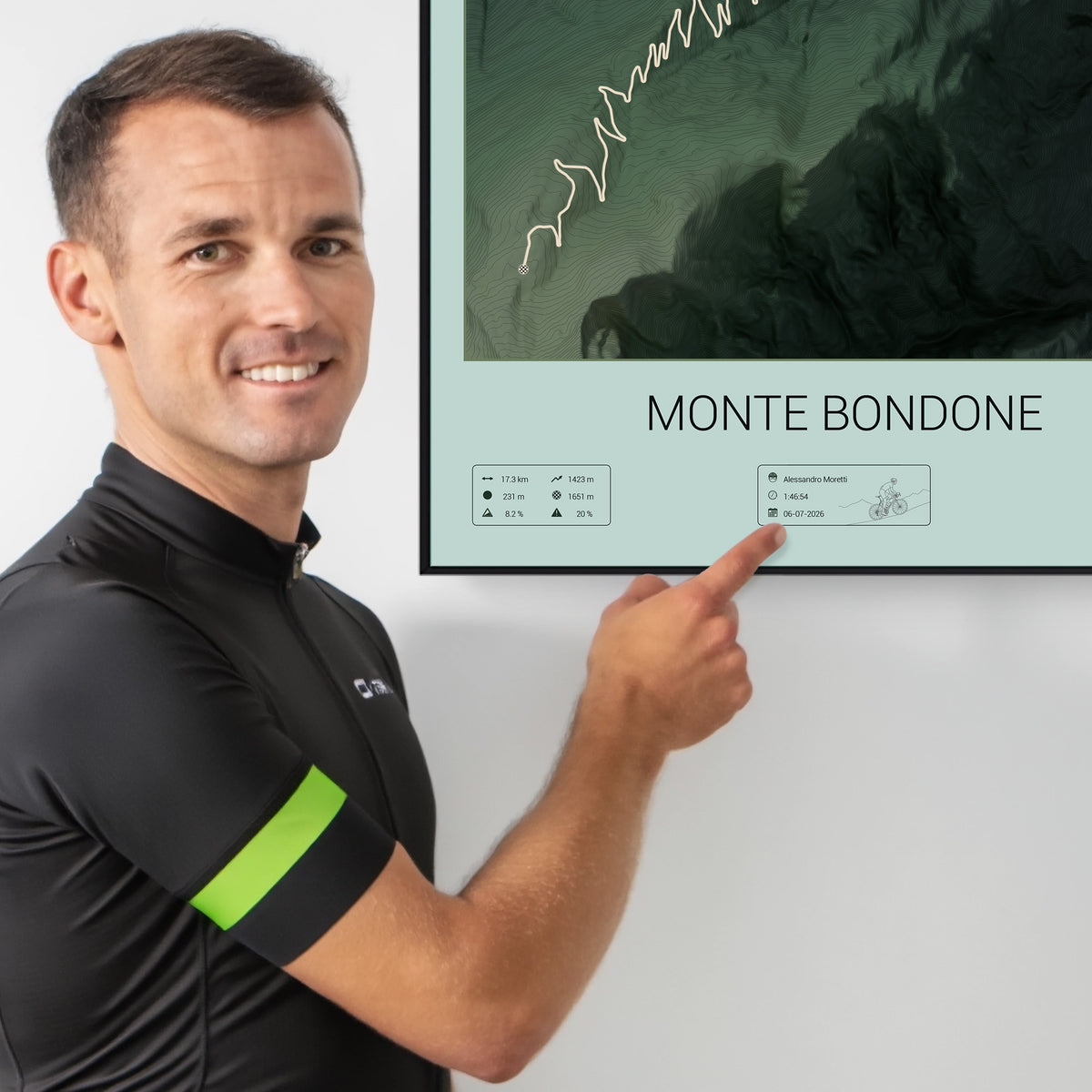 Monte Bondone personalized poster
