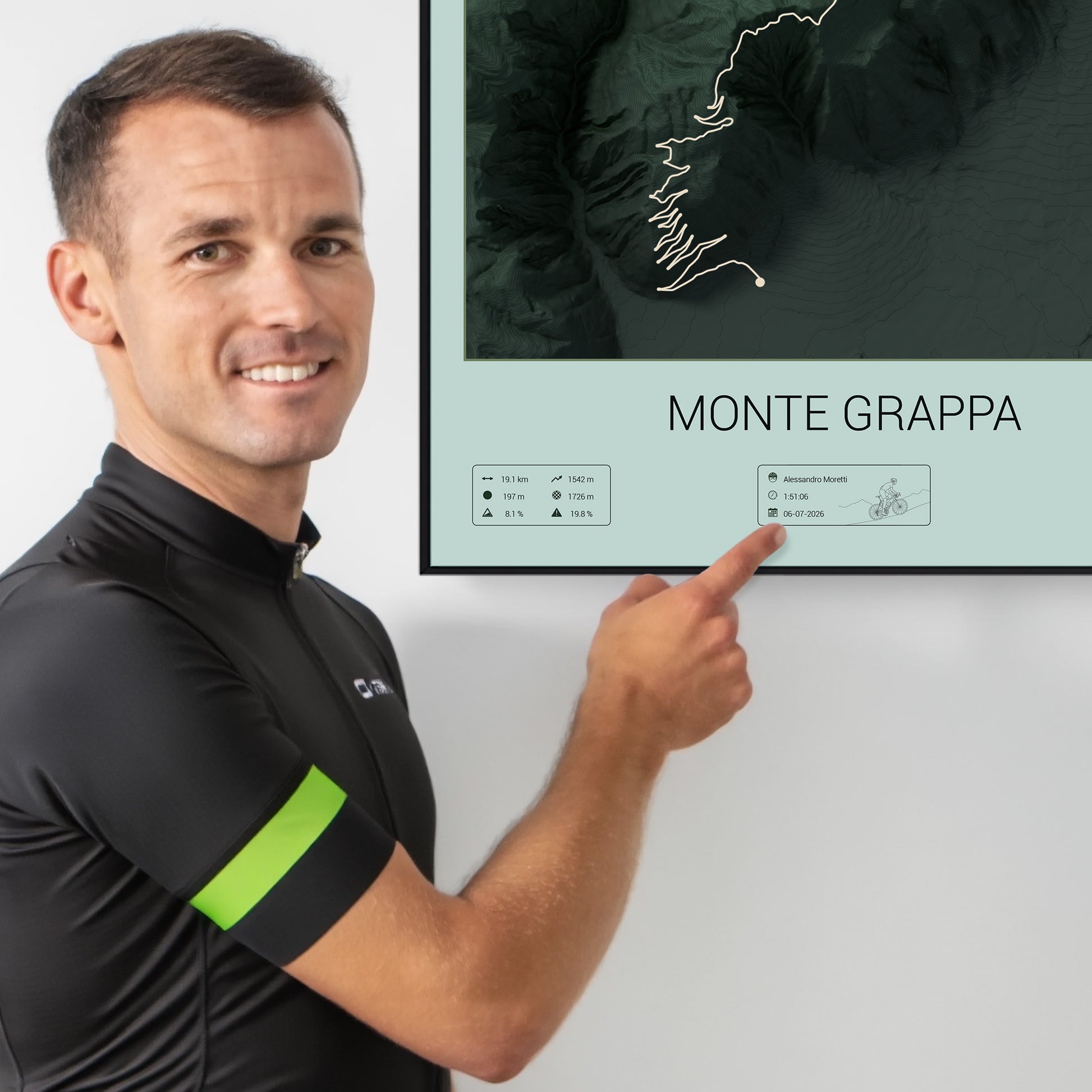Monte Grappa personalized poster