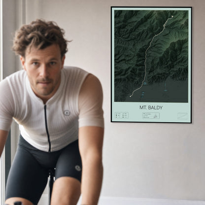 Mt. Baldy personalized poster