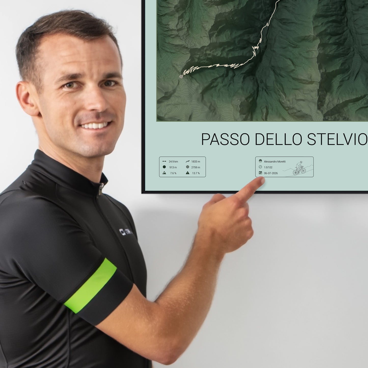 Passo dello Stelvio personalized poster