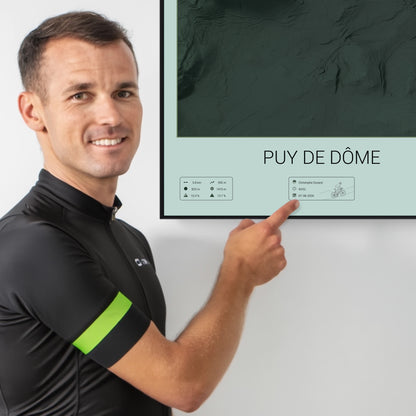 Puy de Dôme personalized poster